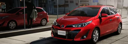 auto rojo Planta de Revisión Técnica San Dámaso 